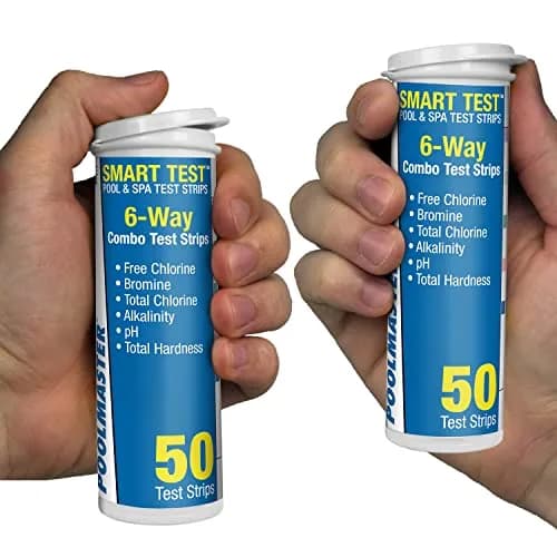 Poolmaster Smart Test 6-Way Swimming Pool and Spa Water Chemistry Test Strips 100 Count (2 Pack) | Test Chlorine, Bromine, pH, Alkalinity, Total Chlorine & Hardness thumbnail 3