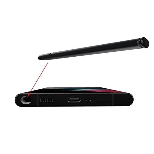 PCTC 2 Pack S Pen Replacement for Samsung Galaxy S22 Ultra 5G 6.8" Stylus Pen (Phantom Black) | Without Bluetooth thumbnail 6