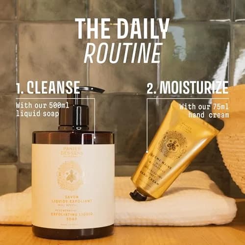 Panier des Sens Honey Exfoliating Liquid Hand Soap 500ml (16.9 Fl Oz) | Gentle Cleansing with Natural Pumice Stone thumbnail 7