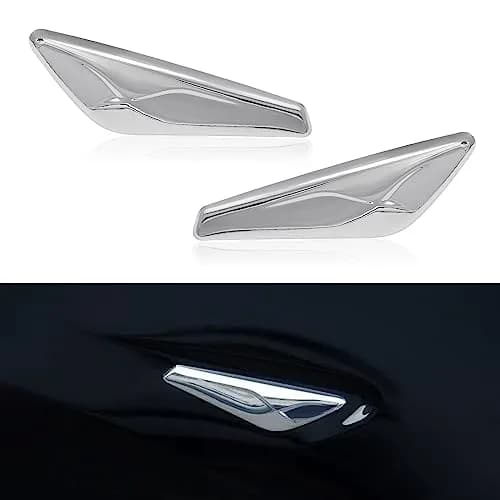 JDMON Front Fender Chrome Finisher for BMW X3 F25 & X4 F26 2013-2017 | Direct Fit Replacement thumbnail 1