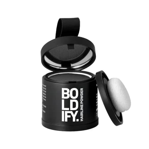 Boldify Hairline Powder, Root Touch Up Hair Color Dark Gray 10g (0.35 oz) | Instantly Conceals Regrowth & Thinning thumbnail 1