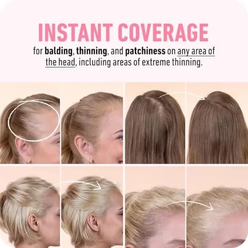 Boldify Hairline Powder Root Touch Up Light Blonde 10g | Instant Gray Coverage for Thinning Hair thumbnail 4