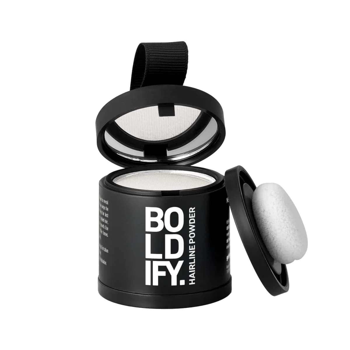 Boldify Hairline Powder Root Touch Up Hair Color White 10g (0.35 oz) | Instant Gray Coverage for Thinning Hair