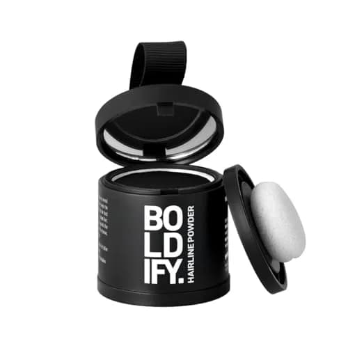 Boldify Hairline Powder Black 10g (0.35 oz) | Instant Root Coverage & Thinning Hair Filler thumbnail 1