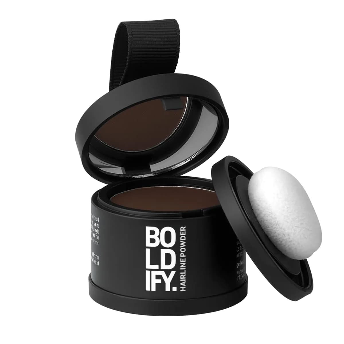 Boldify Hairline Powder Root Touch Up Hazel Brown 4g | Instantly Conceals Regrowth & Thinning Hairlines