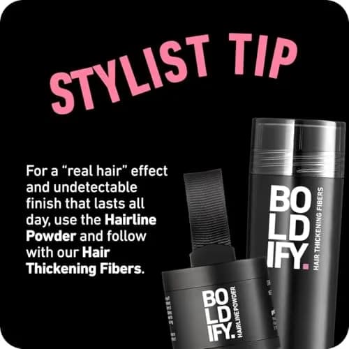 Boldify Hairline Powder Ash Brown 4g (0.14 oz) | Instant Root Coverage for Thinning Hair & Gray Roots thumbnail 9