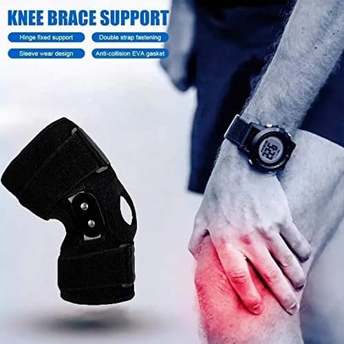 GONAIREY Decompression Knee Brace XXL | Stable Support for ACL, Arthritis, Meniscus Tear, Tendinitis Pain, Adjustable Compression Band thumbnail 4