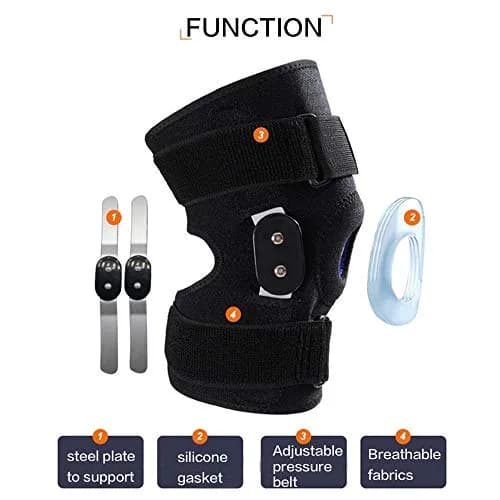 GONAIREY Decompression Knee Brace XXL | Stable Support for ACL, Arthritis, Meniscus Tear, Tendinitis Pain, Adjustable Compression Band thumbnail 2