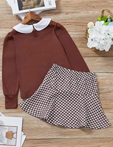 LIONJIE Toddler Girl Outfit Set 9-10Y | Festive Christmas Dress for Girls thumbnail 6