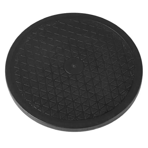 QDiShi Heavy Duty Lazy Susan Turntable Swivel Base 2 Pack, 28 cm (10 Inch) | Smooth 360° Rotation for Kitchen Cabinets & TV thumbnail 1