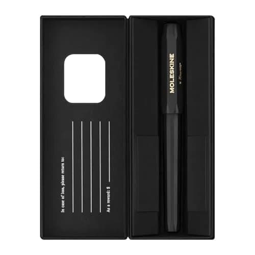 Moleskine x Kaweco Roller Pen 0.7mm Point | Black Ink, Smooth Writing, Refillable thumbnail 3