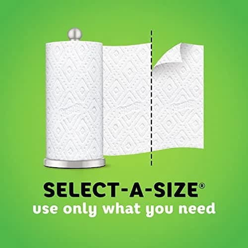 Bounty Select-A-Size Paper Towels, 147 Sheets/Roll, 12 Triple Rolls | 2X More Absorbent thumbnail 4