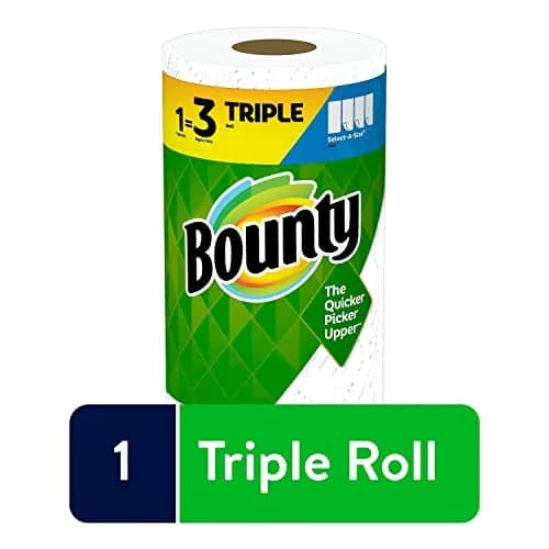 Bounty Select-A-Size Paper Towels, 147 Sheets/Roll, 12 Triple Rolls | 2X More Absorbent thumbnail 2