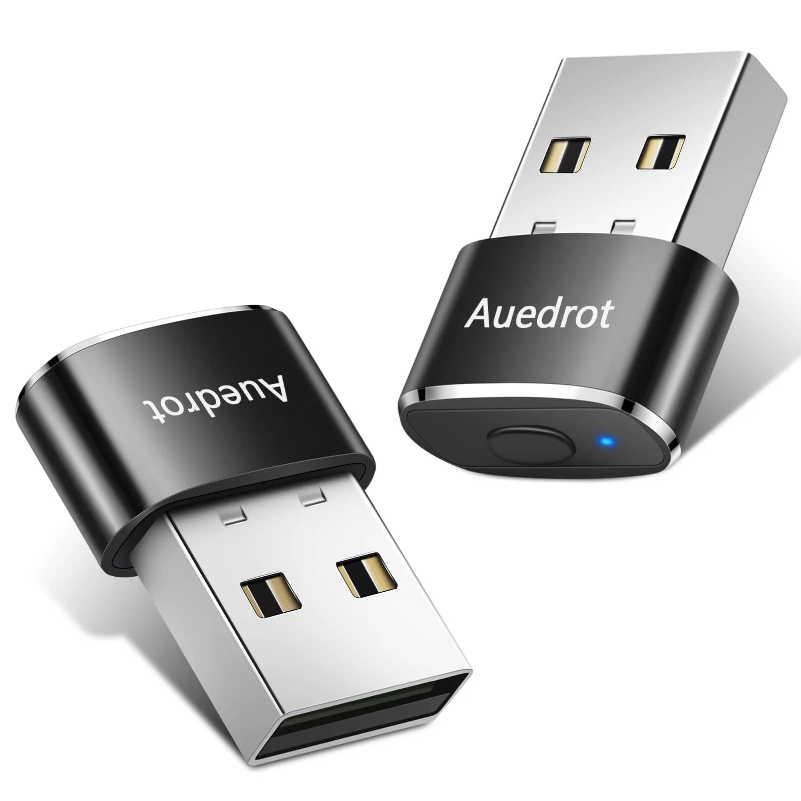 AUEDROT Metal Mouse Jiggler 2 PCS | Undetectable USB Mouse Mover for Computer & Laptop