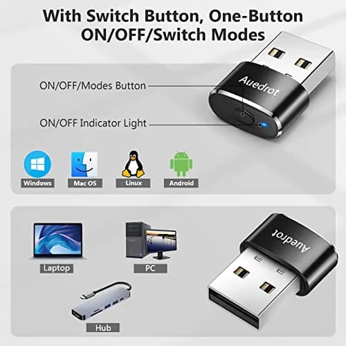 AUEDROT Metal Mouse Jiggler 2 PCS | Undetectable USB Mouse Mover for Computer & Laptop thumbnail 5