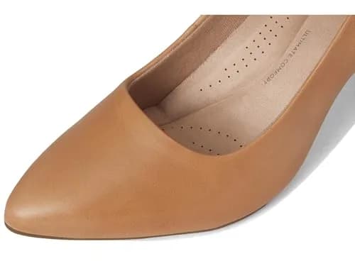 Clarks Kataleyna Gem Pump Leather 11 Medium US | Elegant Beige Dress Shoe thumbnail 7