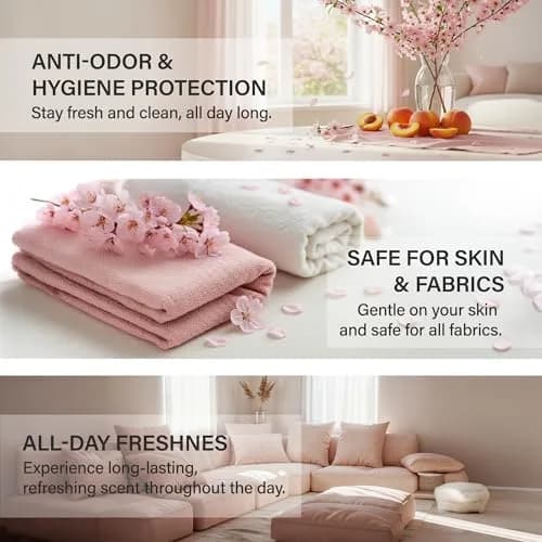W.Dressroom No.49 Peach Blossom & Living Clear Perfume 70ml | Fresh Scent for Clothes & Rooms thumbnail 5