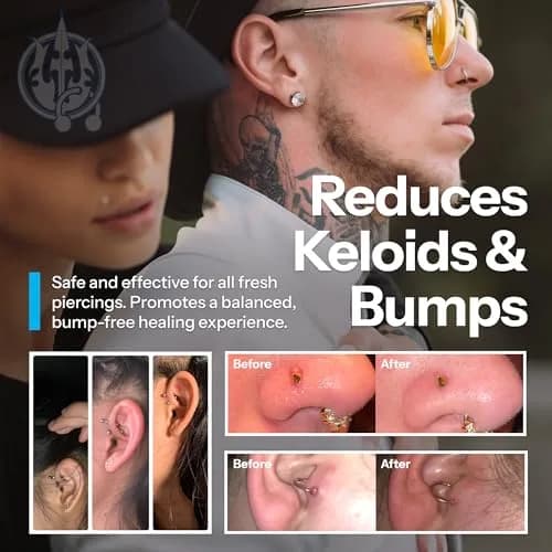 H2Ocean Piercing Aftercare Spray Bundle | 2x 4oz & 2x 1.5oz Bottles | Fast Healing for Ear, Nose, Body Piercings thumbnail 5