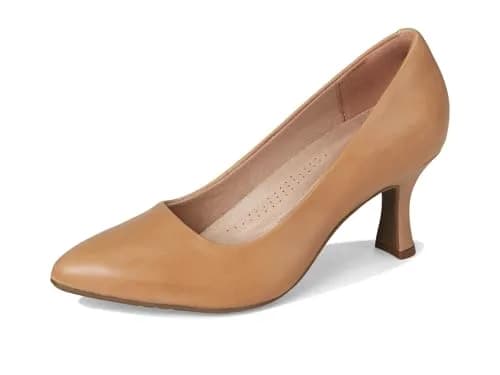Clarks Women's Kataleyna Gem Pump 6.5 Wide | Elegant Leather Pump for Women thumbnail 8