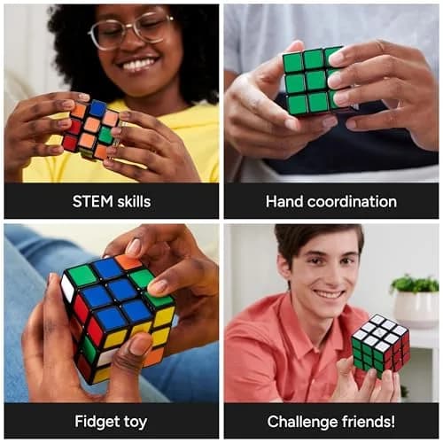 Rubik's Re-Cube 3x3 Eco-Friendly Puzzle Cube | Classic Brain Teaser for Kids & Adults thumbnail 4
