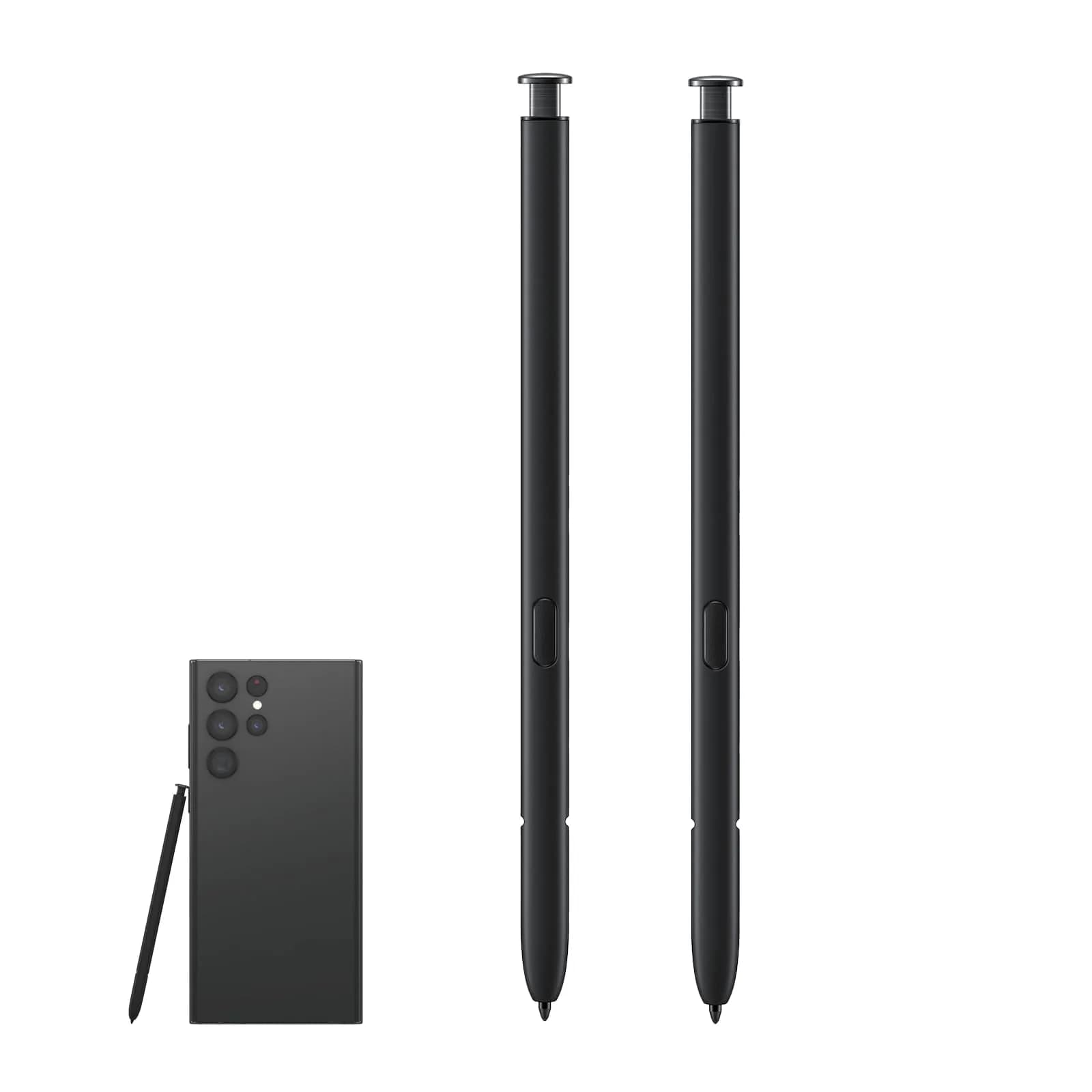 CaoXiong S22 Ultra S Pen Replacement for Samsung S22 Ultra Stylus (2-Pack, Black) | 4096 Pressure Levels - main product image