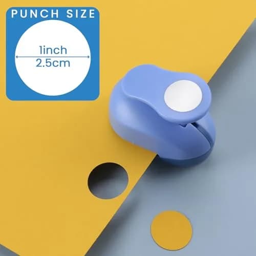 MYARTOOL 1 Inch Circle Paper Punch | Precise Circular Cut-Out for Crafts & DIY (70-120c) thumbnail 8