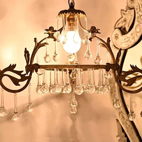 Indian Shelf Clear Glass Teardrop Christmas Ornaments 20 Piece Set | Vintage Style Hanging Decor thumbnail 8