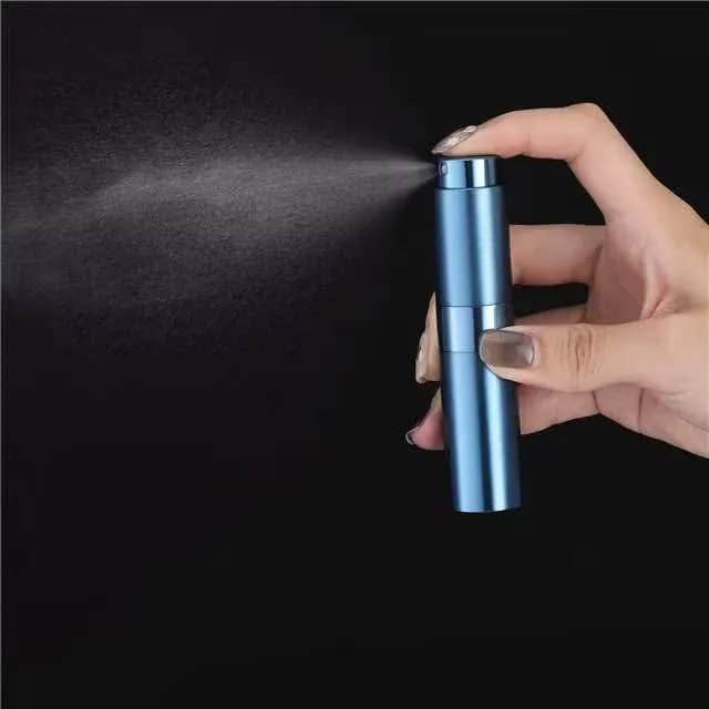 LISAPACK 8ml (0.27 Fl Oz) Refillable Perfume Travel Bottle | Leak-Proof Aluminum Atomizer Sprayer thumbnail 2