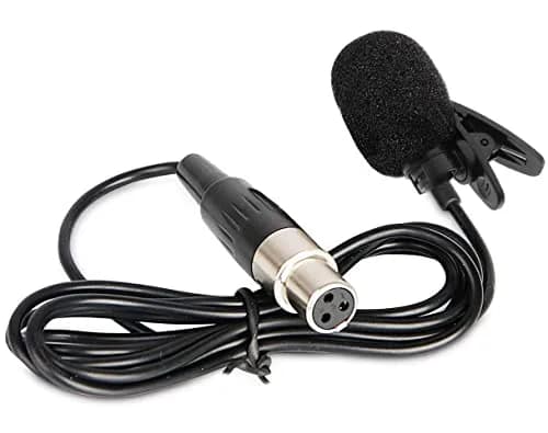 Todlinkoc Lavalier Microphone with Mini XLR Jack | Wireless UHF Clip-on Lapel Mic for Voice Amplifier thumbnail 4