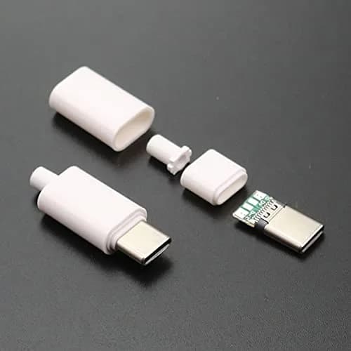 ANMBEST USB 3.1 Type C Connector 24 Pins Male Female Plug Socket with PCB Board, 8.4mm x 2.6mm | 5Gbps Data Transfer & 3A Charging thumbnail 3