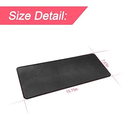 BLAU GRUN Anti-Slip Dashboard Mat 40cm x 20cm (15.7"x 7.8") | Universal Fit for Cars thumbnail 2
