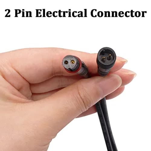 mxuteuk 6 Pairs 22AWG 2 Pin Electrical Connector IP65 7.87in/20cm Waterproof Wire Connector for LED, Car, Boat, Indoor/Outdoor thumbnail 4