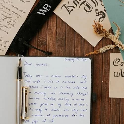 Wordsworth & Black Luxury Fountain Pen Set with Medium Nib, Silver & Gold Finish | Smooth Ink Flow Writing Instrument thumbnail 8