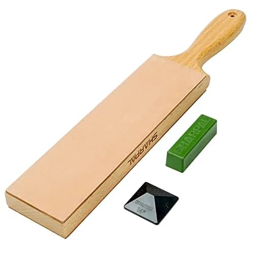 SHARPAL 205H Double-Sided Leather Strop Kit 33.5cm (13.2") | Genuine Cowhide for Razor-Sharp Edges thumbnail 1