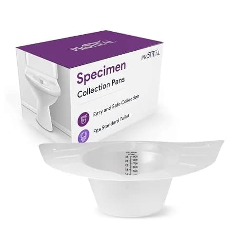 ProHeal Urine Hats for Toilet | Durable Sample Collection Kit, 25 Pack thumbnail 1