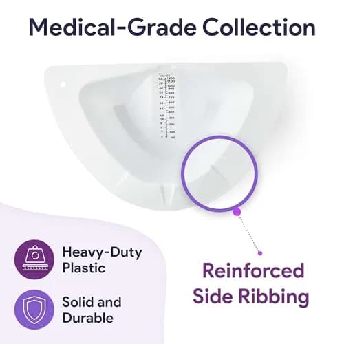 ProHeal Urine Hats for Toilet | Durable Sample Collection Kit, 25 Pack thumbnail 2