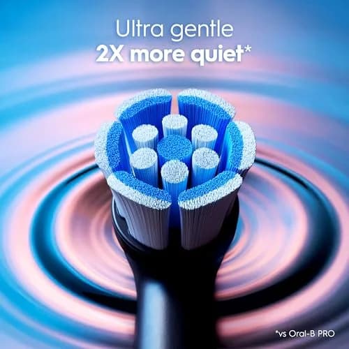 Oral-B iO Series 3 Limited Deep Clean Rechargeable Electric Toothbrush with Pressure Sensor, 3 Modes, 2 Brush Heads, Travel Case, Icy Blue | Dentist-Recommended Technology thumbnail 6