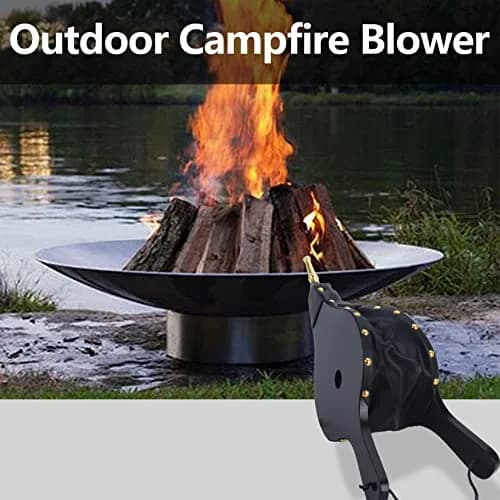Foedo Fireplace Bellows 17"x 7.5" | Large Wood Stove & Fire Pit Tool with Hanging Strap thumbnail 7