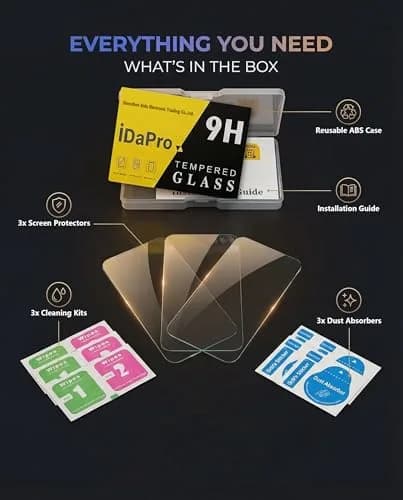 iDaPro Screen Protector for Canon EOS R7 9H Tempered Glass | Scratch & Drop Resistant, Ultra Clear thumbnail 8