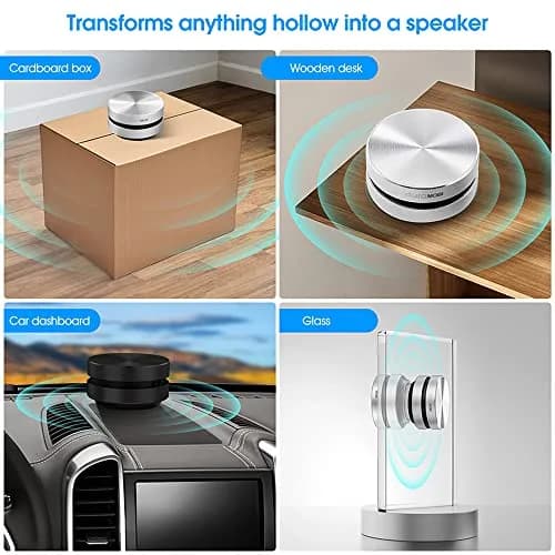 Splenssy Bone Conduction Mini Speaker 2 Pack | Portable Wireless Stereo Sound with Built-in Mic thumbnail 4