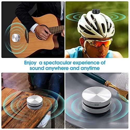 Splenssy Bone Conduction Mini Speaker 2 Pack | Portable Wireless Stereo Sound with Built-in Mic thumbnail 3