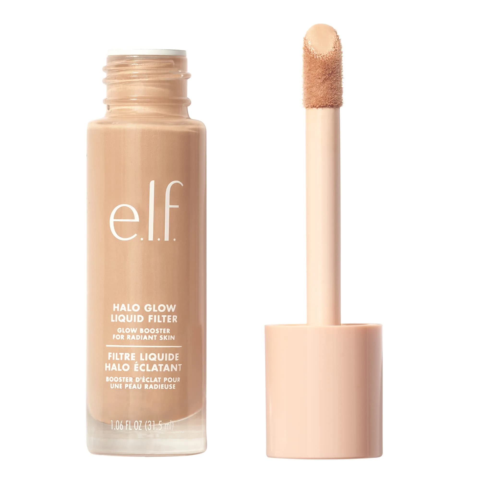 e.l.f. Halo Glow Liquid Filter 3 Light/Medium 31ml (1.06 Fl Oz) | Hydrating Complexion Boost for Radiant Skin - main product image