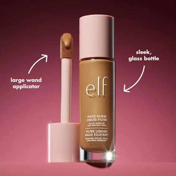 e.l.f. Halo Glow Liquid Filter 30ml (1.06 Fl Oz) | Cruelty-Free Complexion Booster thumbnail 5