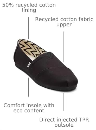 TOMS Women's Alpargata Wide Espadrille Flat 7 | Eco-Friendly Recycled Cotton Canvas thumbnail 3