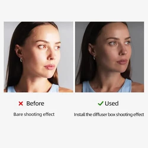 GODOX Flash Diffuser for Speedlight | Compatible with Canon 560 565EX 580EX & Godox V860 TT600 | White thumbnail 5