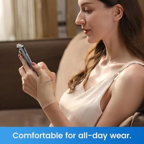 Velpeau Elastic Thumb Wrist Support Brace (Pack of 2) 25mm (0.98in) | Gentle Compression for De Quervain's Tendonitis thumbnail 5