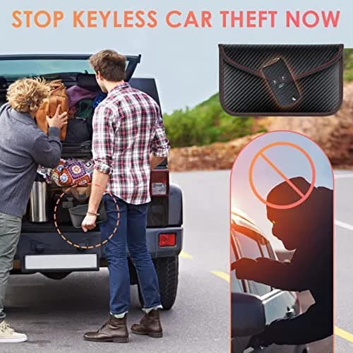 Tuulin Faraday Bags for Smartphones & Car Keys 2 Pack | Block Signals & Prevent Theft thumbnail 3