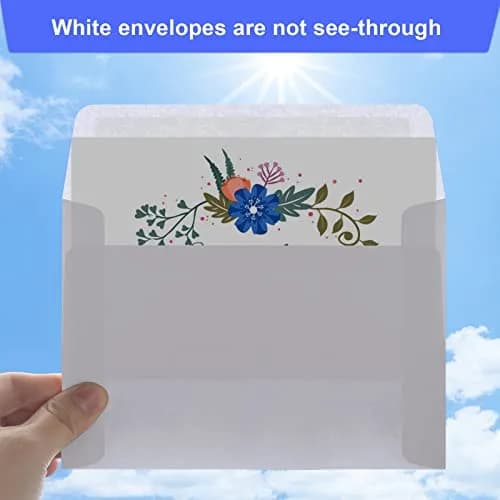 Joyberg Blank Cards and Envelopes 4x6 Inch, 30 Pack White Invitation Cardstock with 30 Pack Envelopes | Self-Seal for All Occasions thumbnail 4