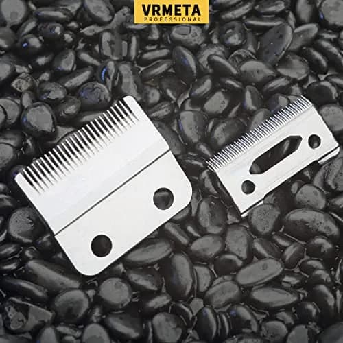 VRMETA Silver Hair Clipper Blades for Wahl 5-Star Senior & Magic Clip | Precision Stainless Steel Replacement (70-120c) thumbnail 3