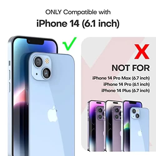 TAURI for iPhone 14 Case, Compatible with MagSafe, Clear | Military-Grade Shockproof & Anti-Yellowing thumbnail 6